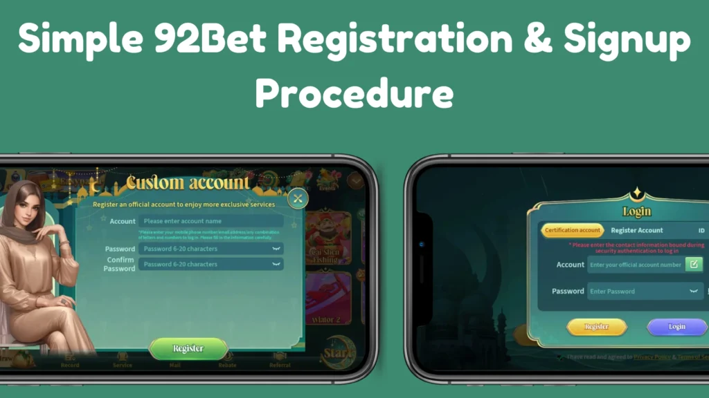 92bet registeration